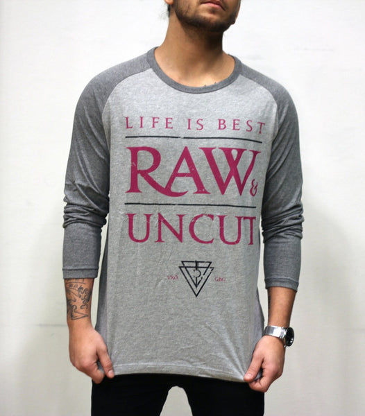 Shirt: "Raw & Uncut" (Grey)